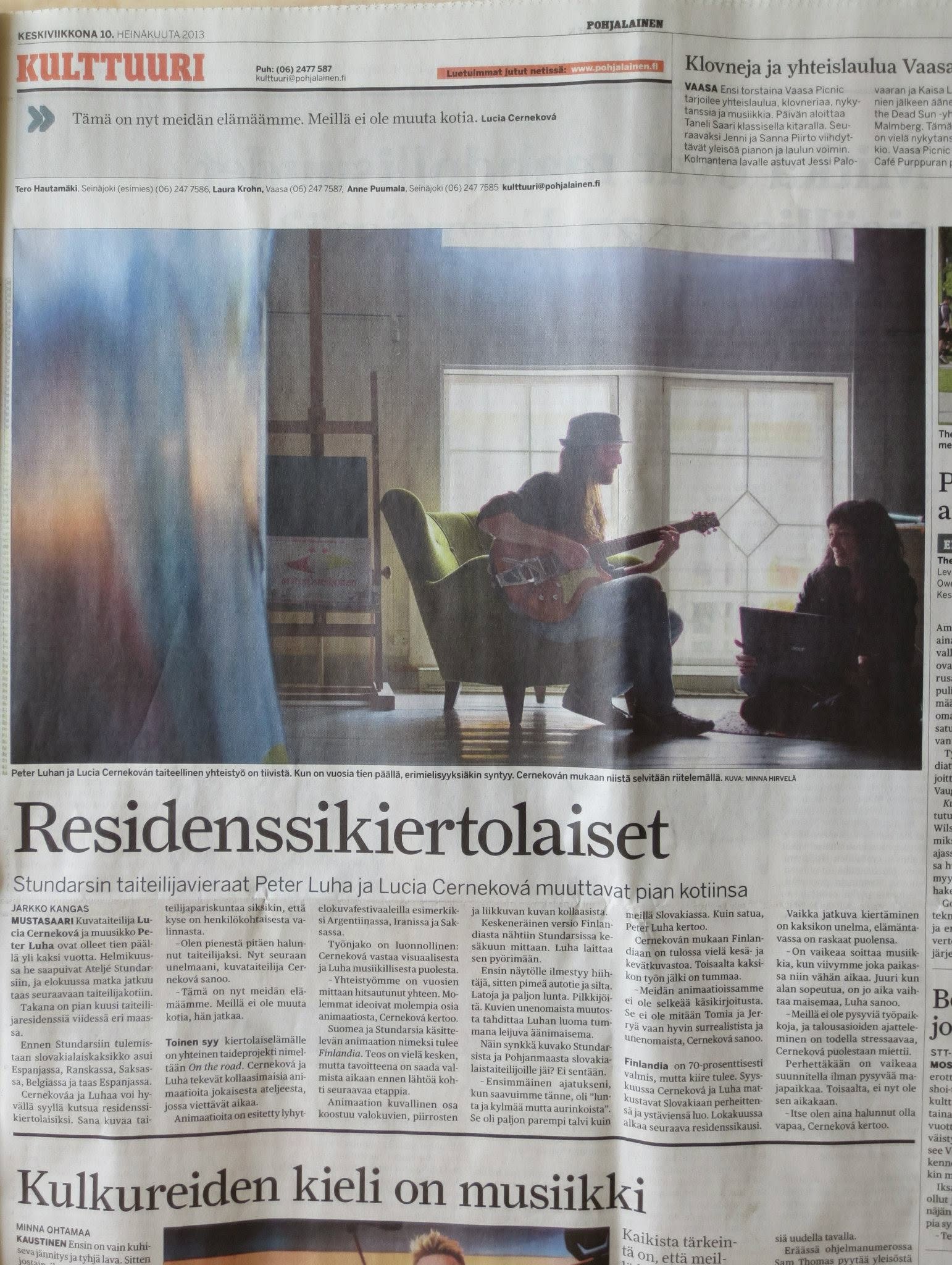 Photograph from the On The Road residency and presentation at Stundars, Finland, in 2013, image 04